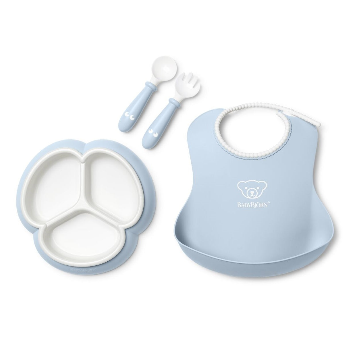 BABYBJÖRN Mealtime Set, 4 pcs in Blue