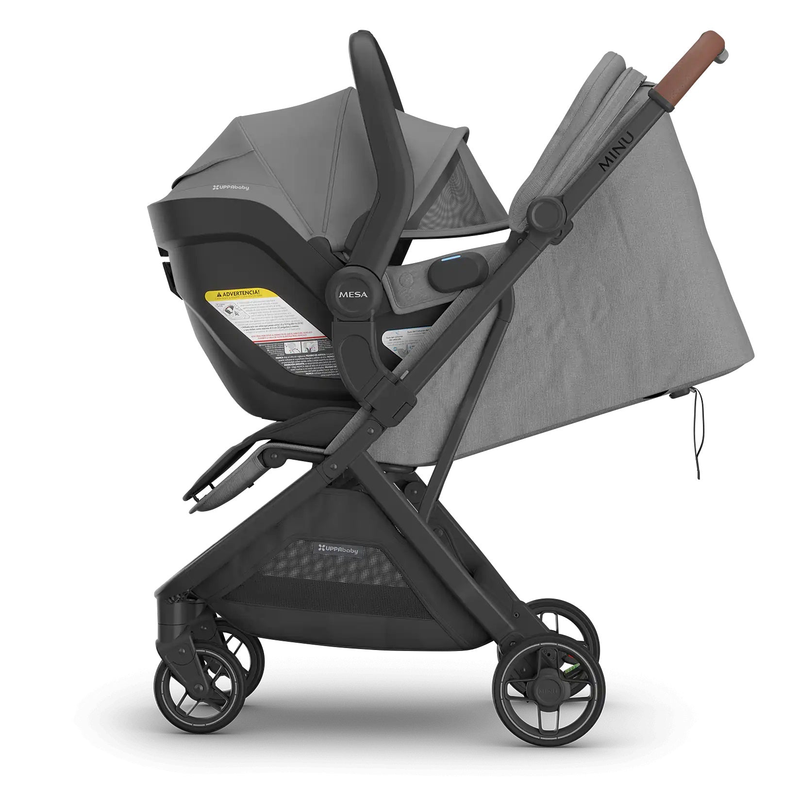 UPPAbaby MINU V3 + MESA V3 Travel System in Greyson