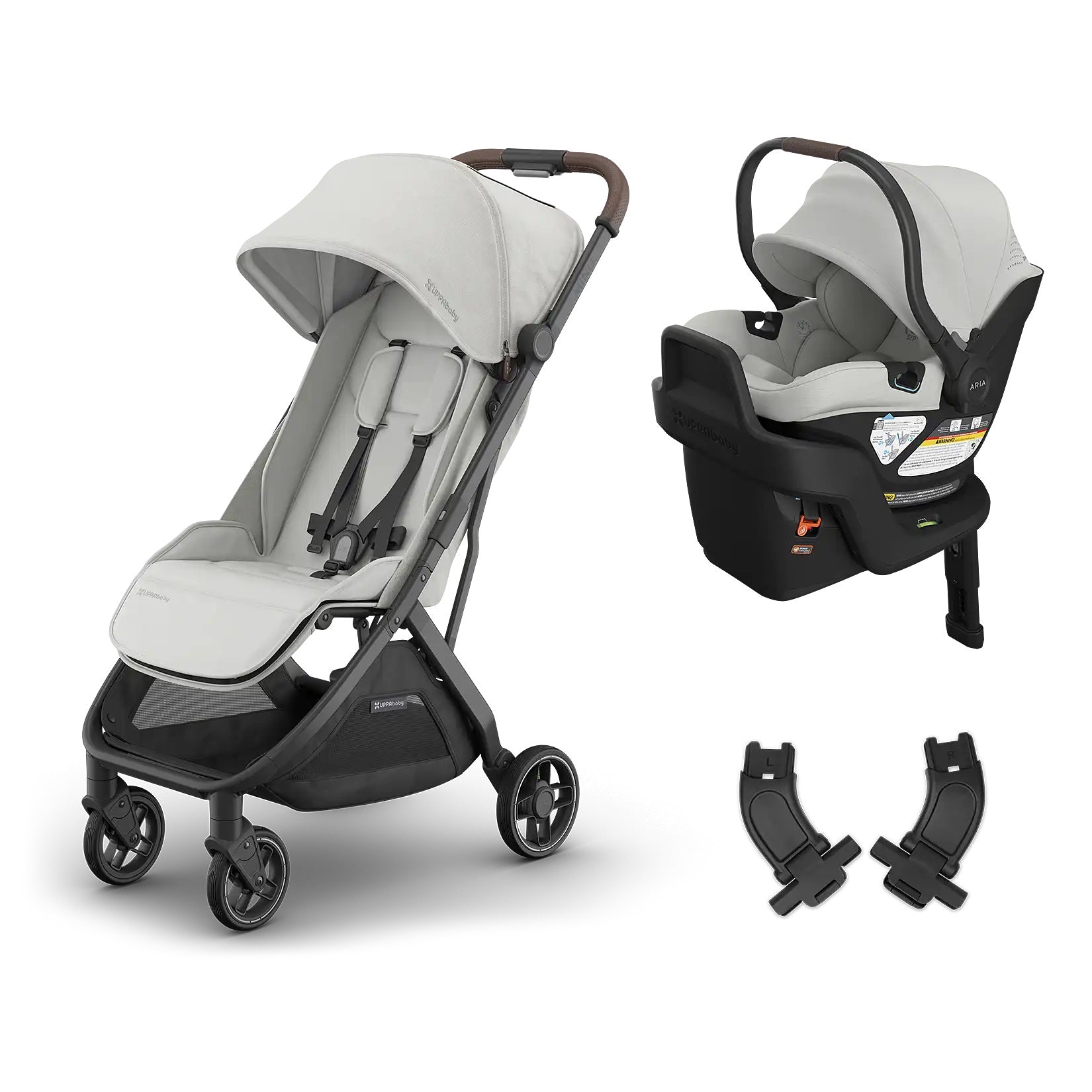 UPPAbaby MINU V3 + ARIA V2 Travel System in Savannah