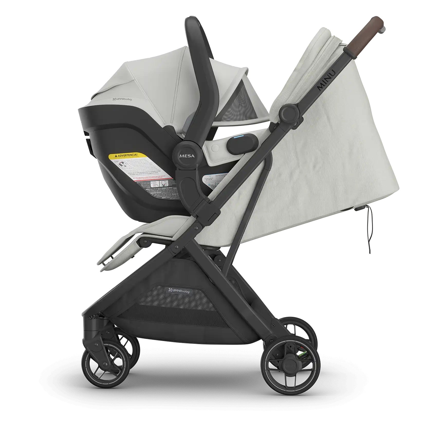 UPPAbaby MINU V3 + MESA V3 Travel System in Savannah