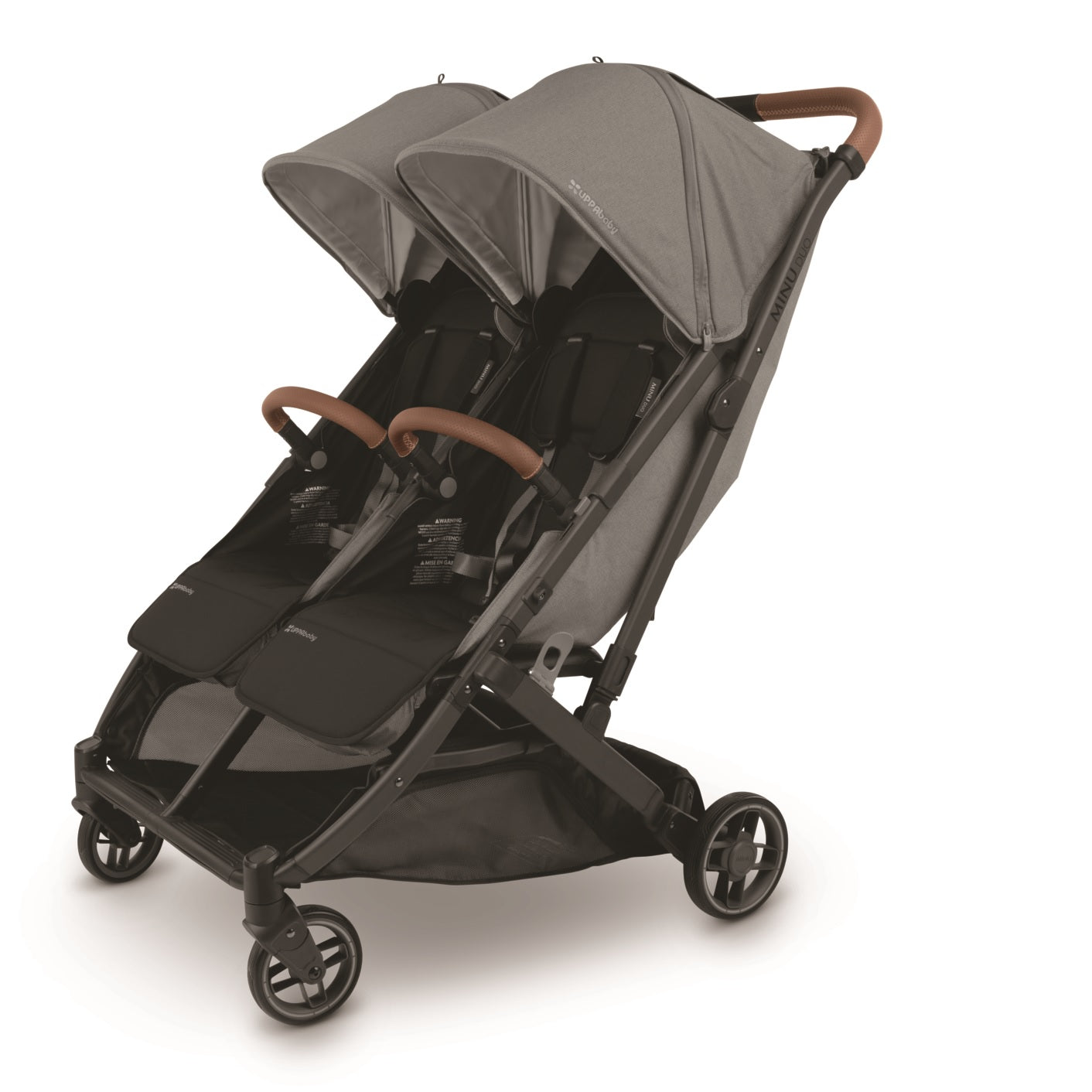 uppababy side by side stroller UPPAbaby MINU Duo Stroller + Bumper Bar Bundle