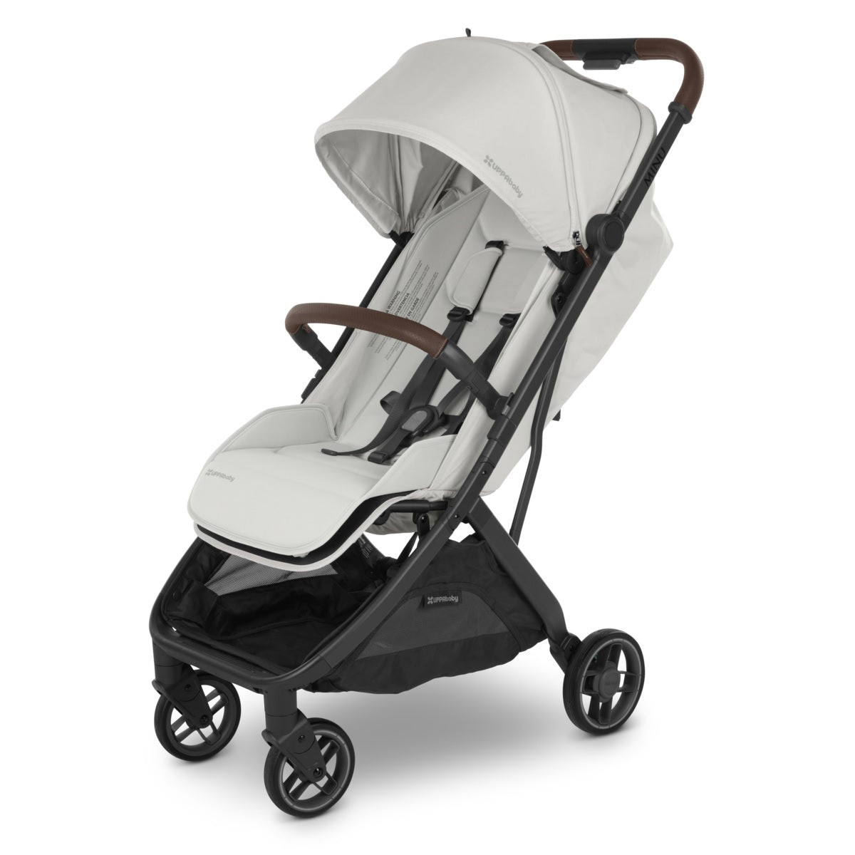 UPPAbaby MINU V3 Stroller + Bumper Bar Bundle in Savannah