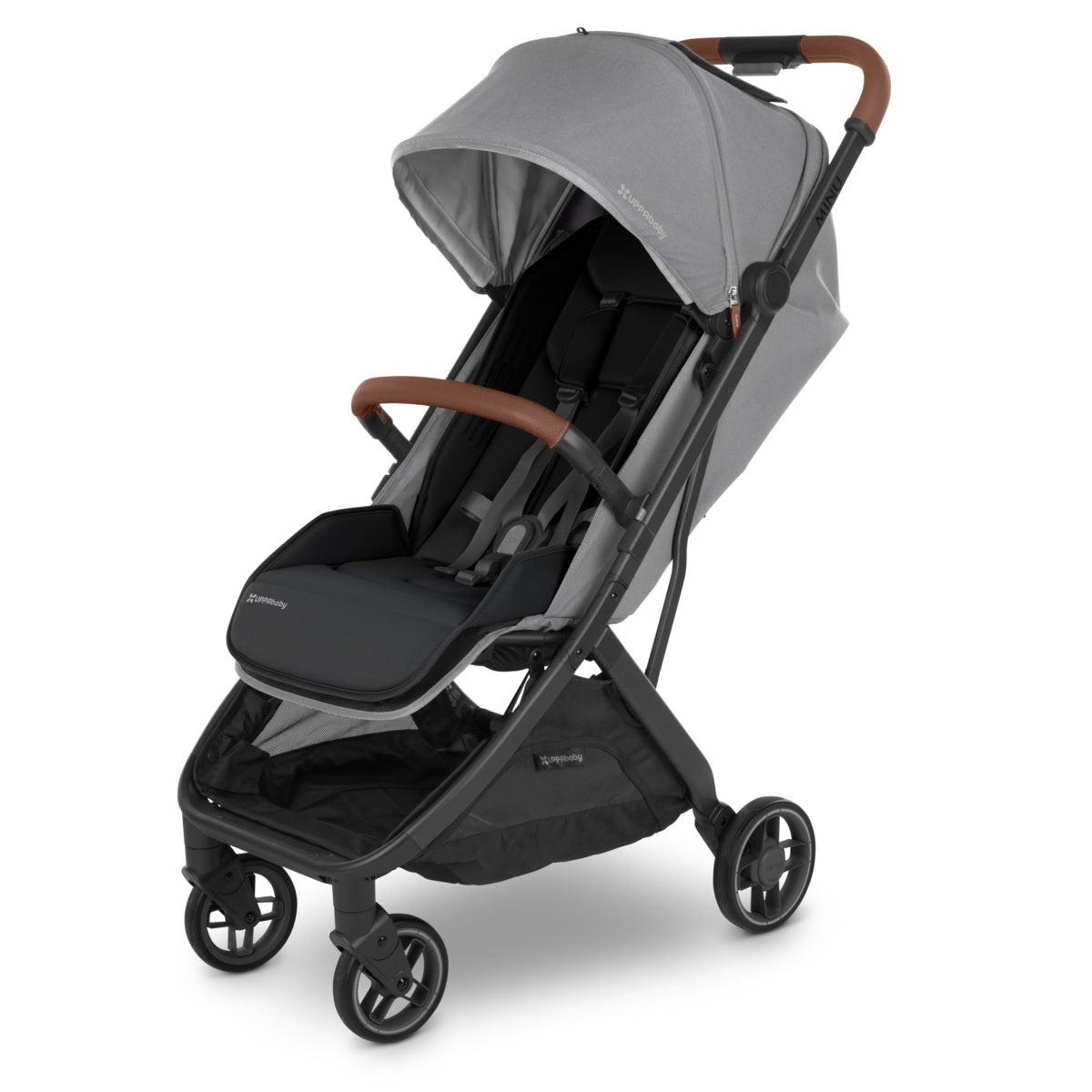 UPPAbaby MINU V3 Stroller + Bumper Bar Bundle in Greyson