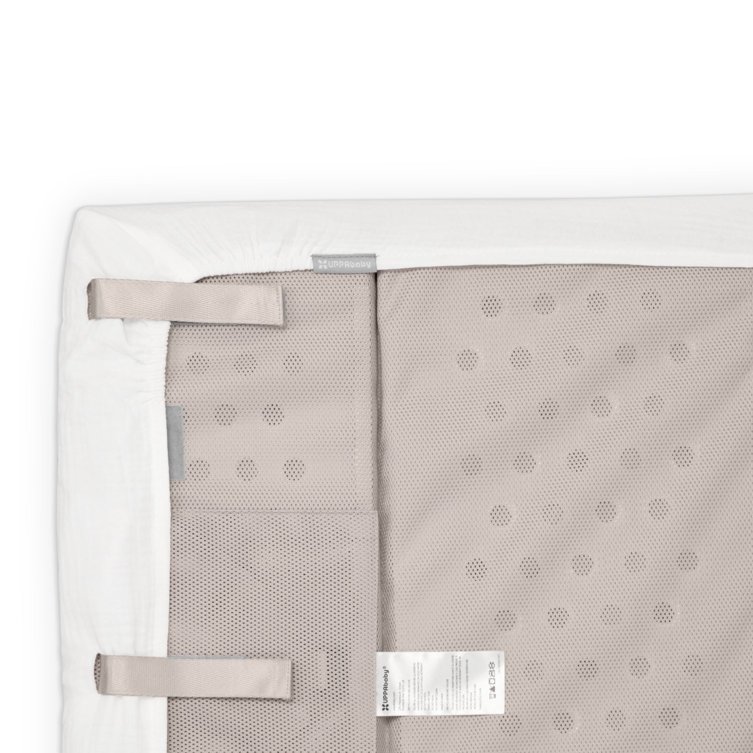 UPPAbaby REMI V2 Organic Cotton Mattress Covers, Set of 2