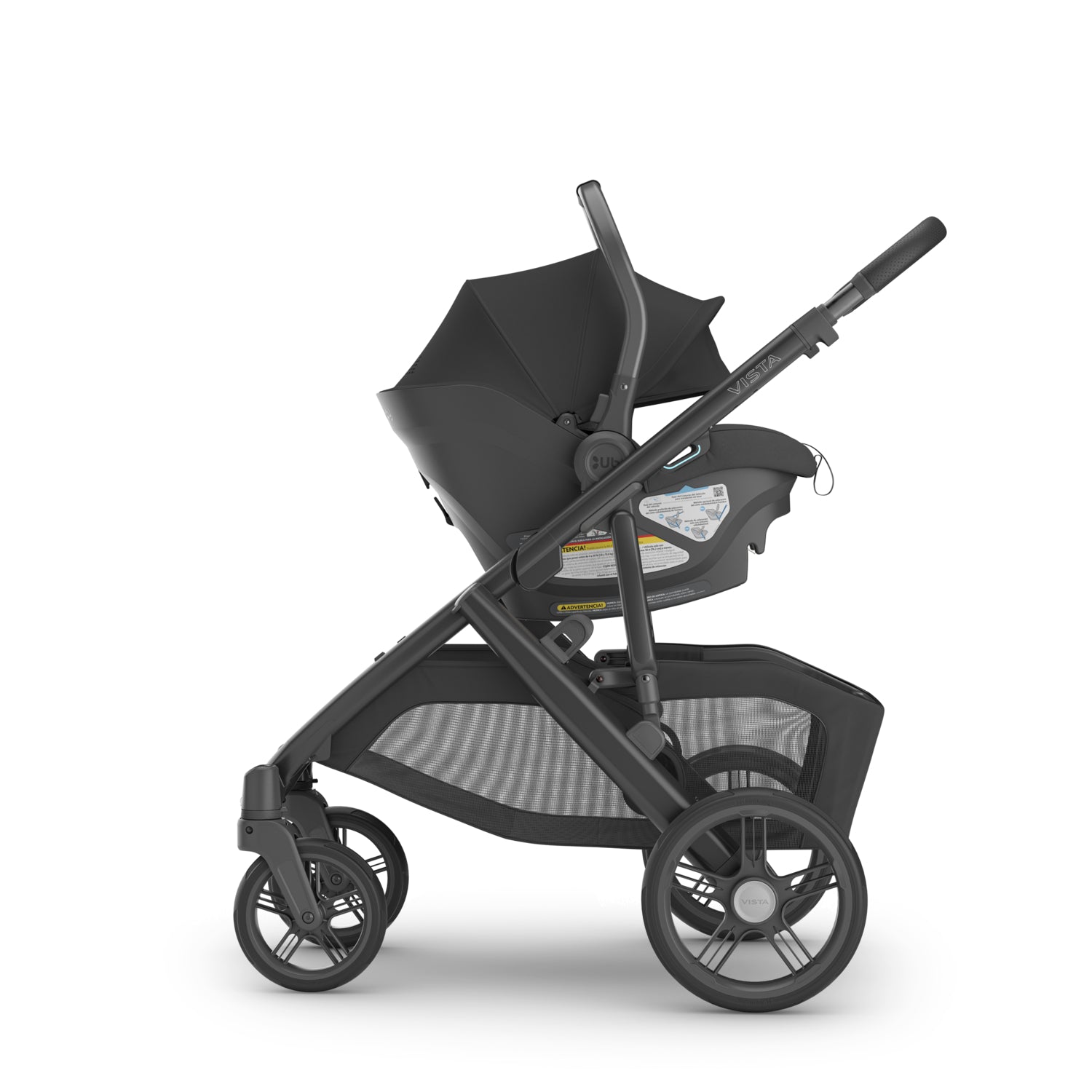 Aria Uppababy Vista V2 With Car Seat Aria Uppababy Vista Stroller