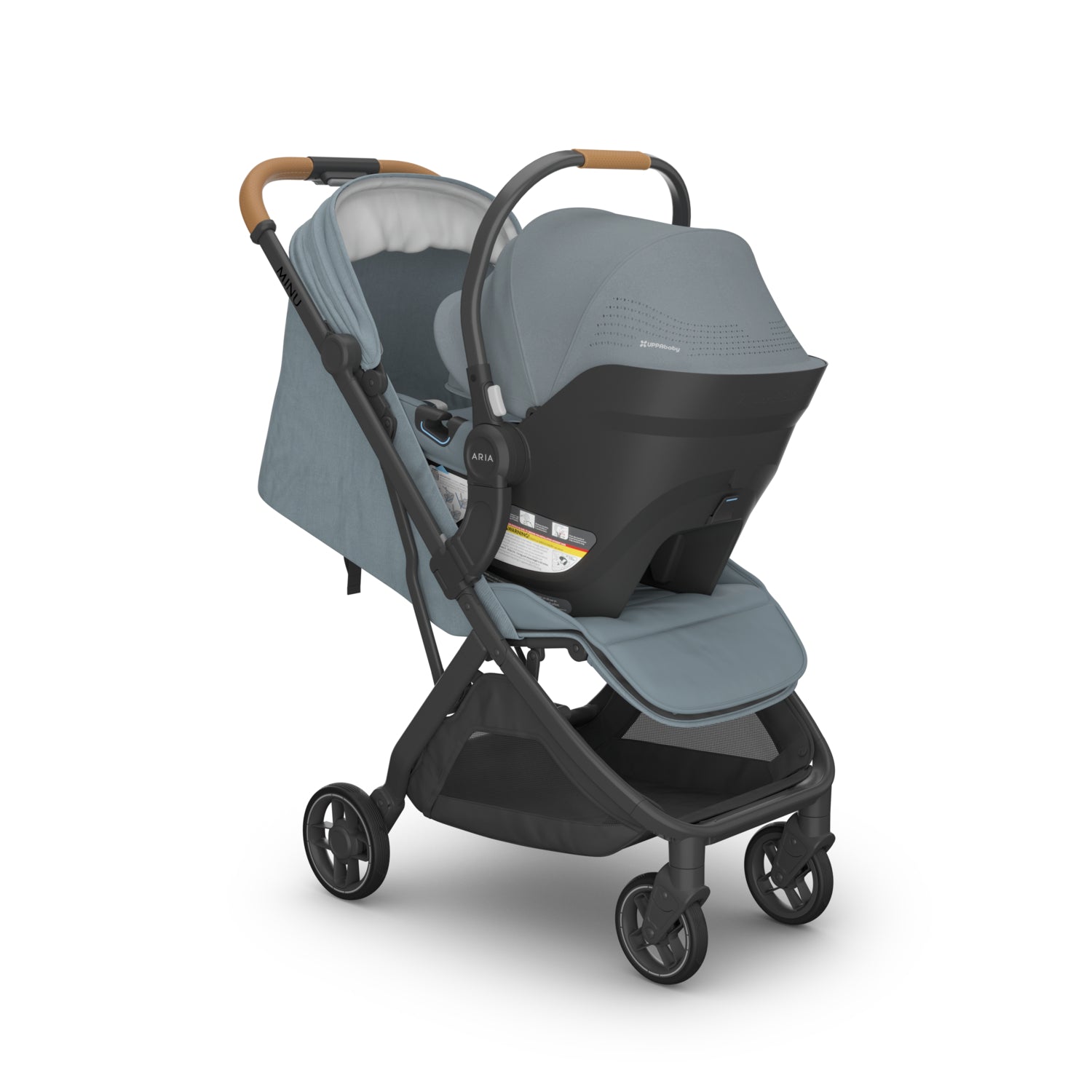 UPPAbaby MINU V3 + ARIA V2 Travel System in Callum