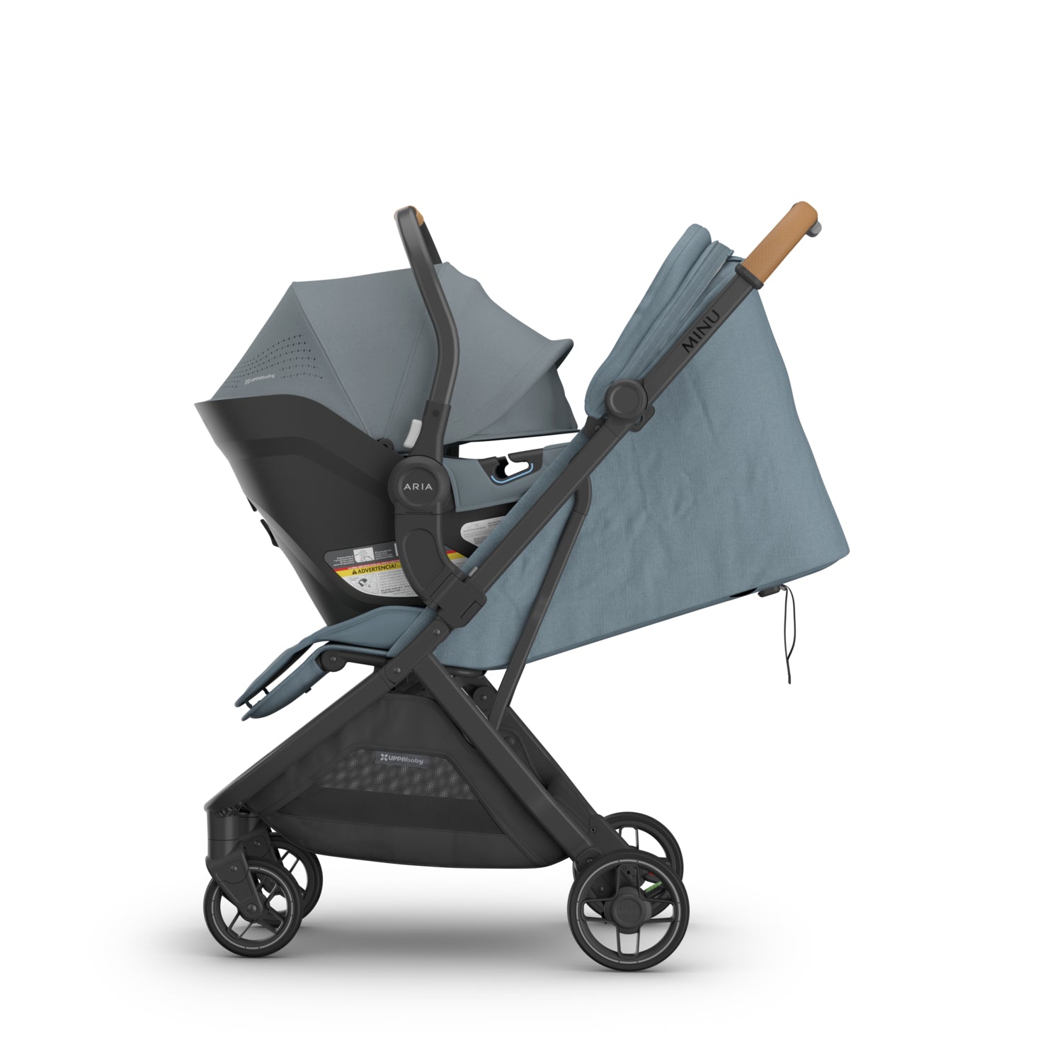 UPPAbaby MINU V3 + ARIA V2 Travel System in Callum
