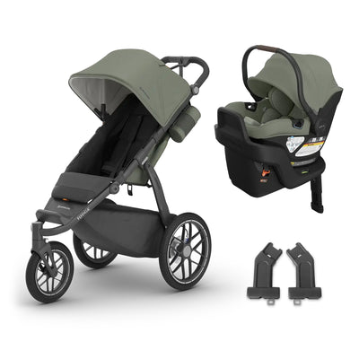 UPPAbaby Ridge® V2 + Aria® V2 Travel System in Evelyn
