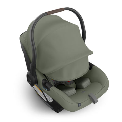 UPPAbaby MINU V3 + ARIA V2 Travel System in Evelyn