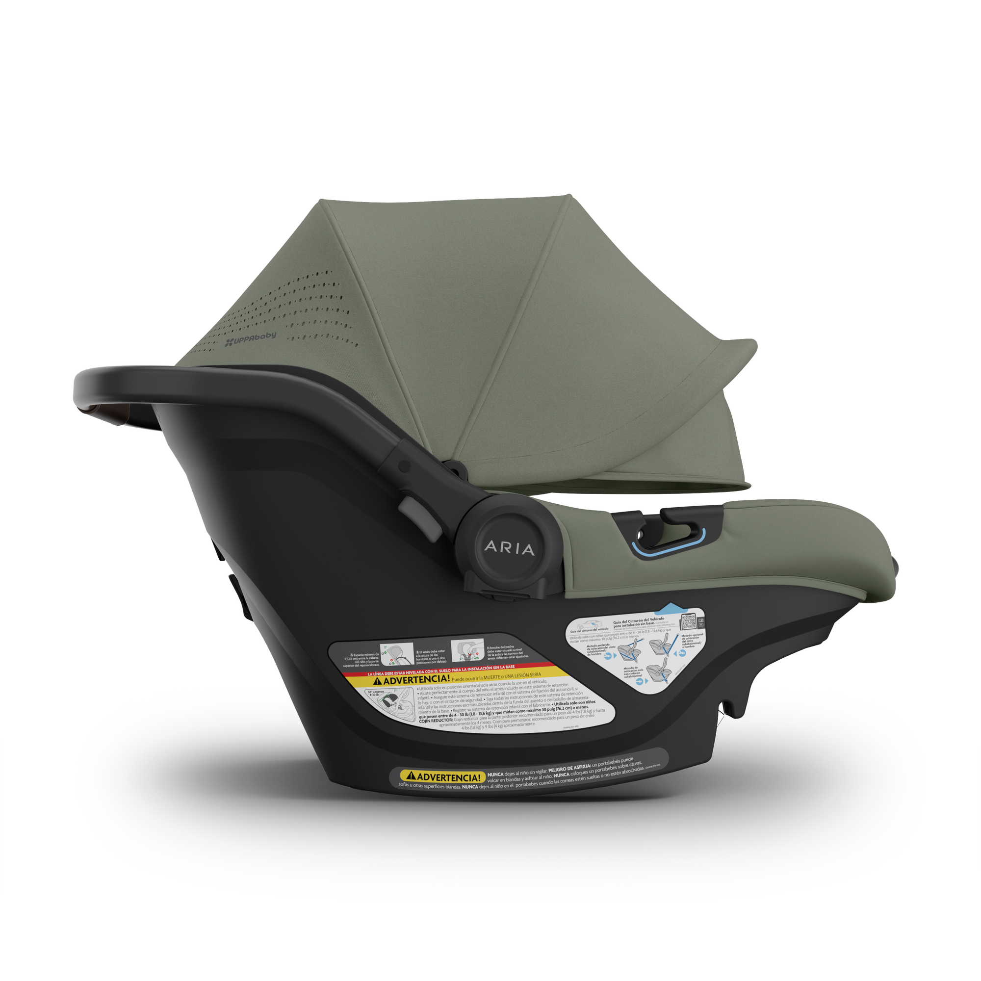 UPPAbaby Ridge® V2 + Aria® V2 Travel System in Evelyn