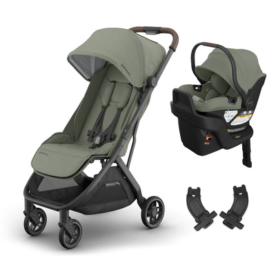UPPAbaby MINU V3 + ARIA V2 Travel System in Evelyn