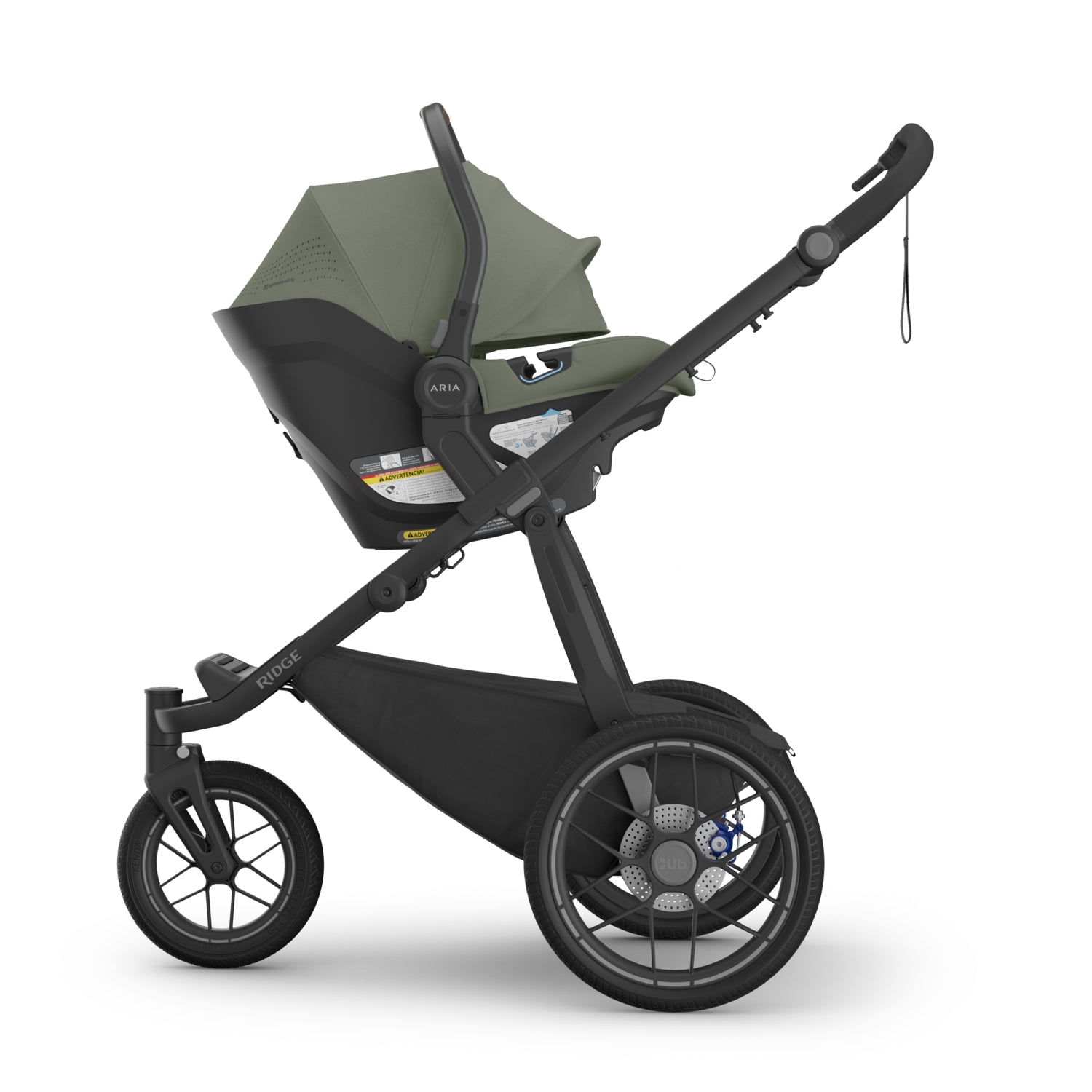UPPAbaby Ridge® V2 + Aria® V2 Travel System in Evelyn