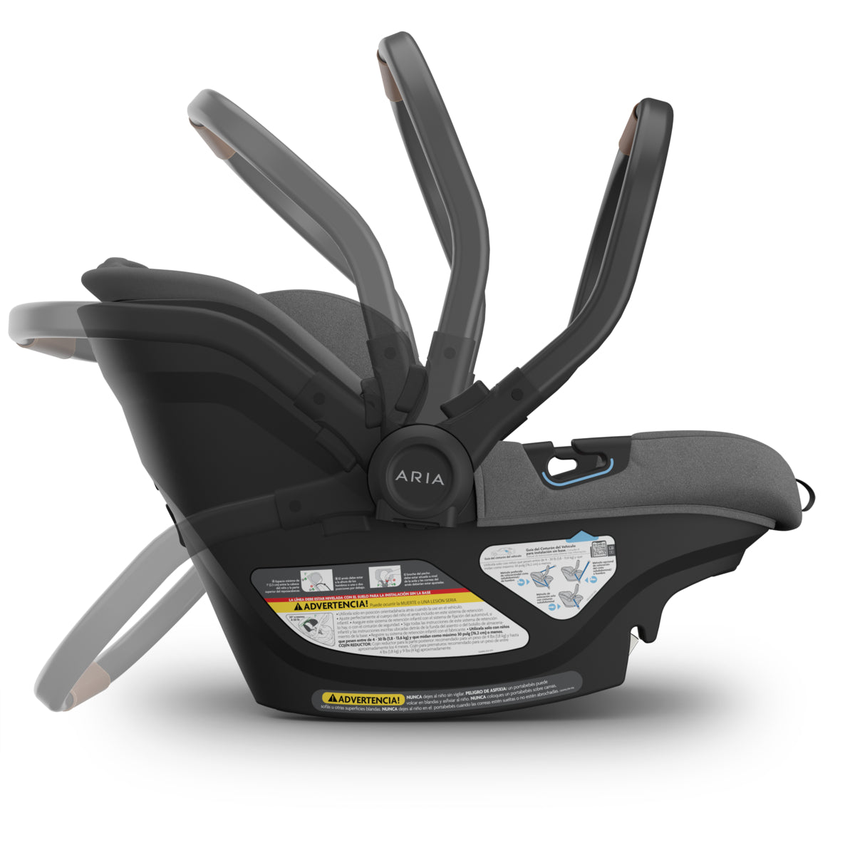 UPPAbaby ARIA V2 Infant Car Seat in Greyson