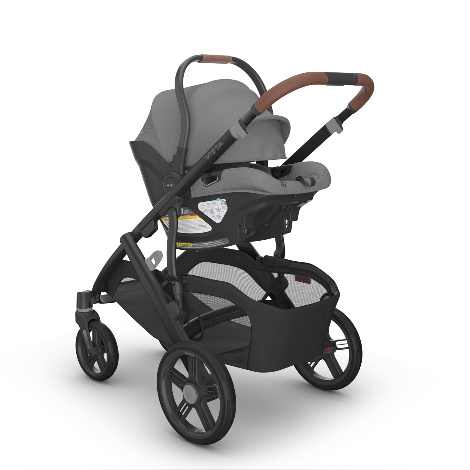 UPPAbaby VISTA V3 + ARIA V2 Travel System in Greyson