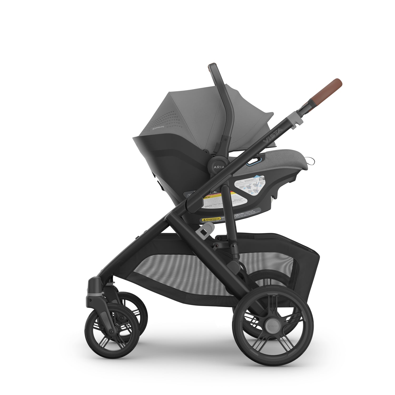 UPPAbaby VISTA V3 + ARIA V2 Travel System in Greyson