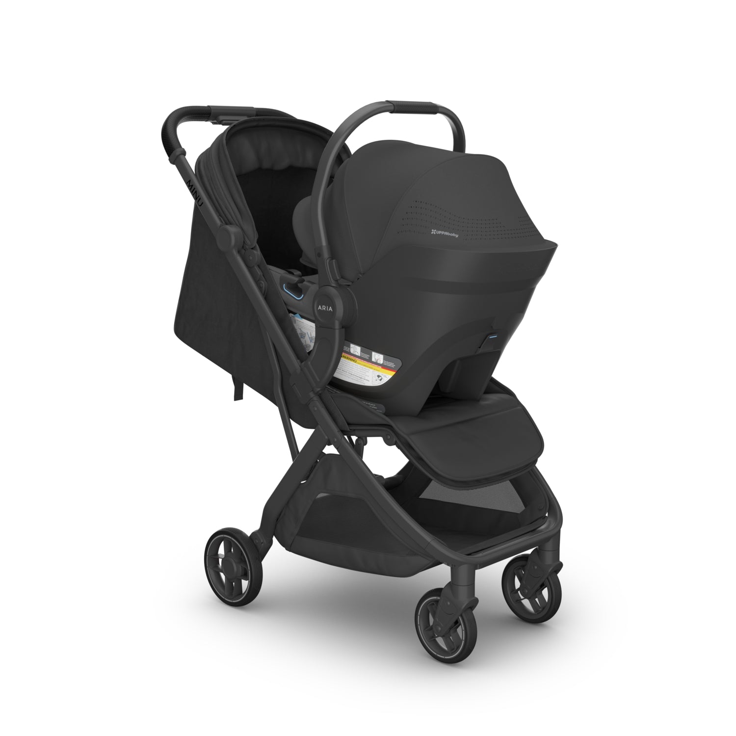 UPPAbaby MINU V3 + ARIA V2 Travel System in Jake