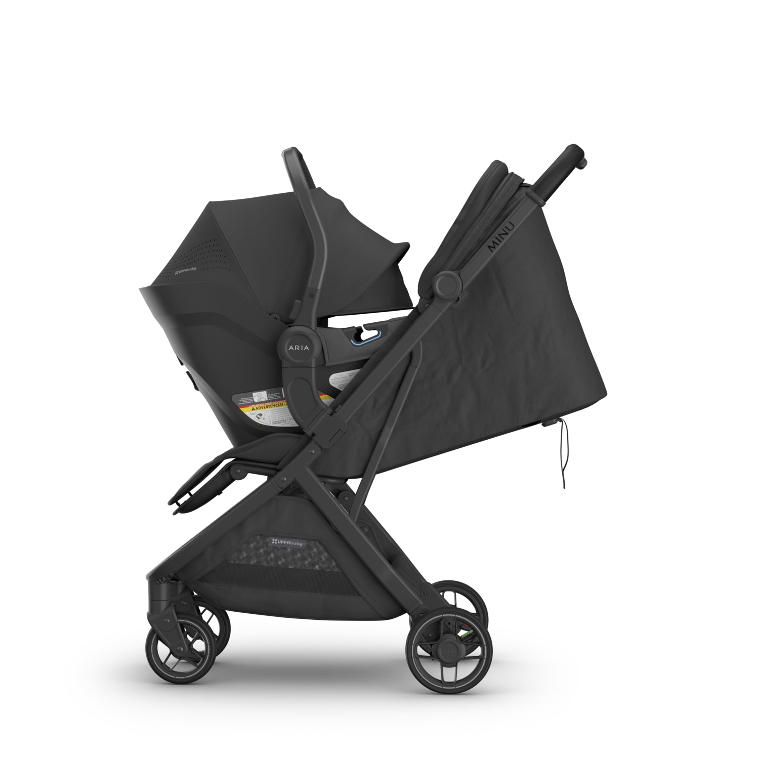 UPPAbaby MINU V3 + ARIA V2 Travel System in Jake