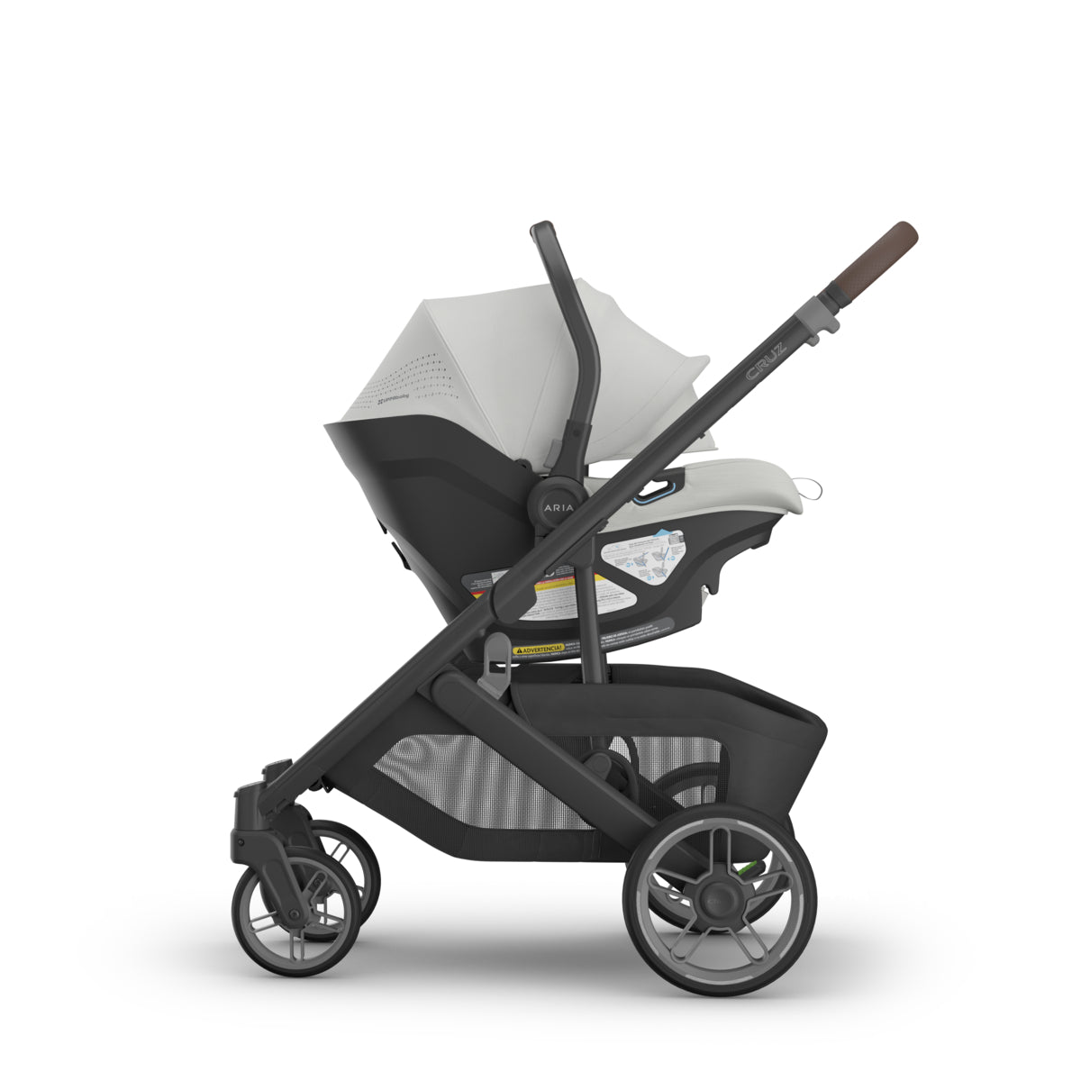 UPPAbaby CRUZ V3 + ARIA V2 Travel System in Savannah