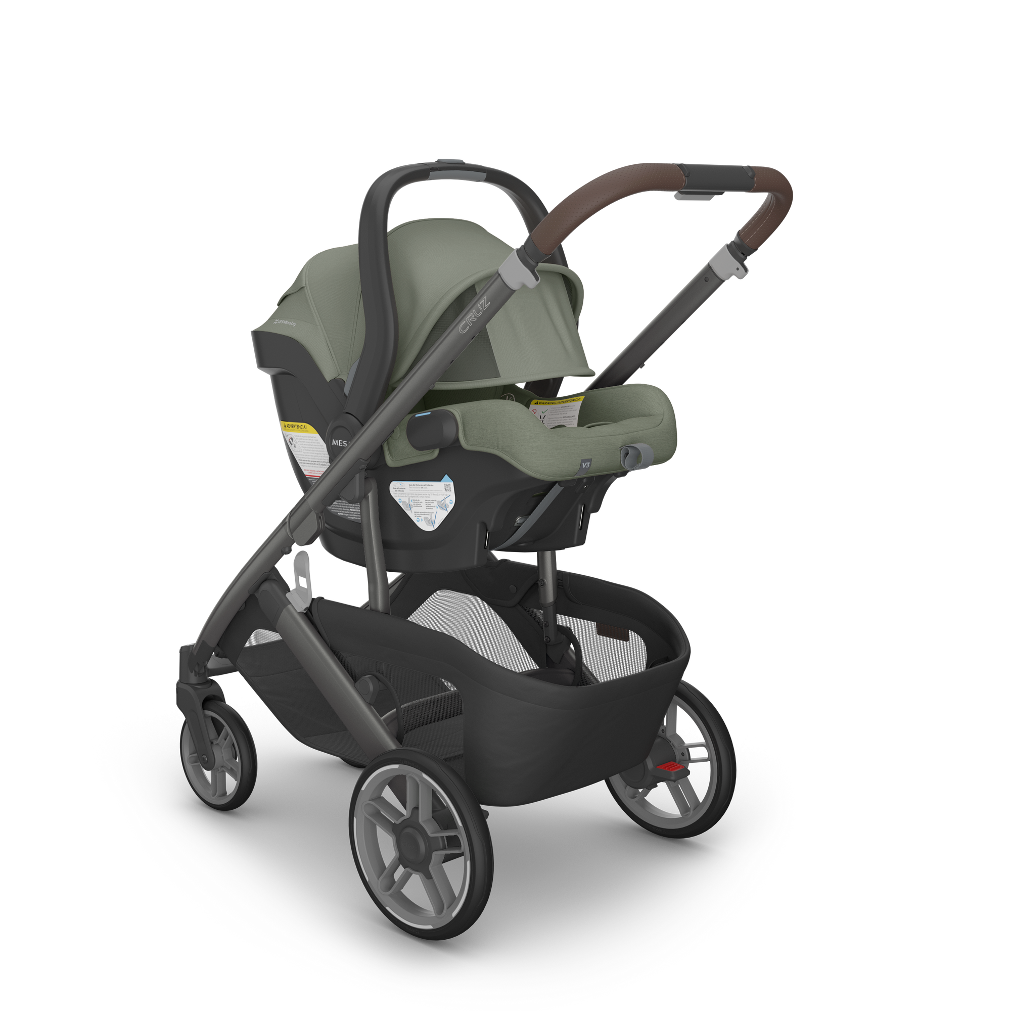 UPPAbaby CRUZ V3 + MESA V3 Travel System in Evelyn