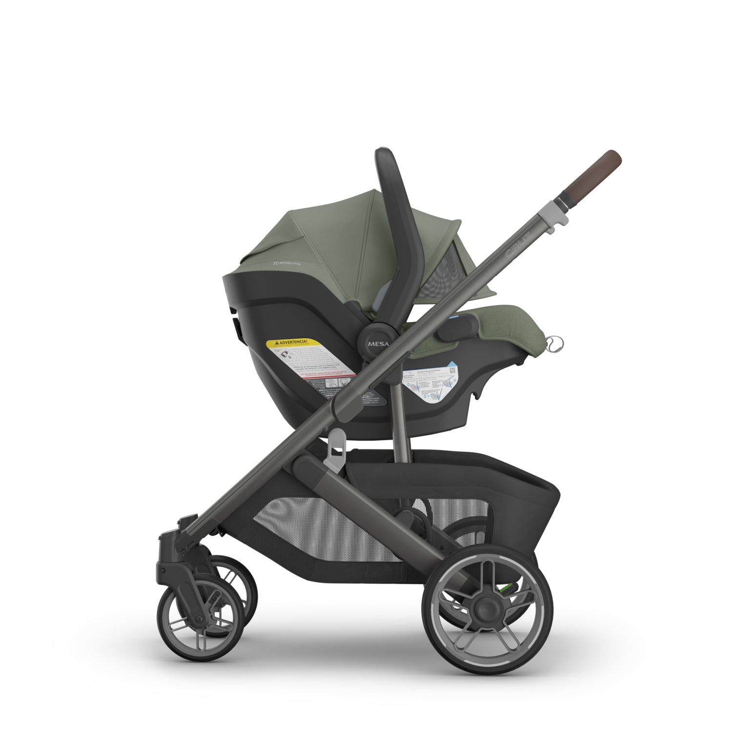 UPPAbaby CRUZ V3 + MESA V3 Travel System in Evelyn