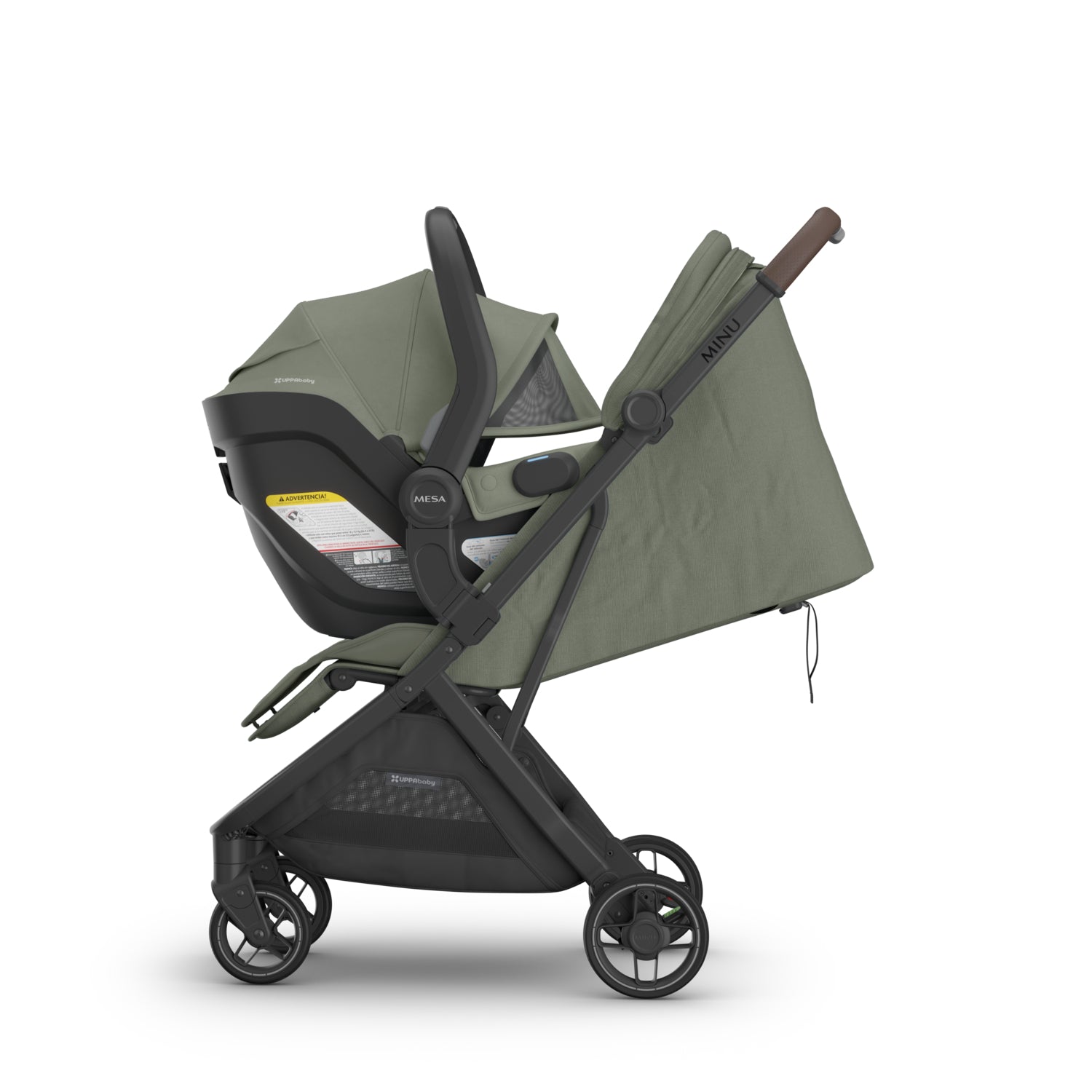UPPAbaby MINU V3 + MESA V3 Travel System in Evelyn