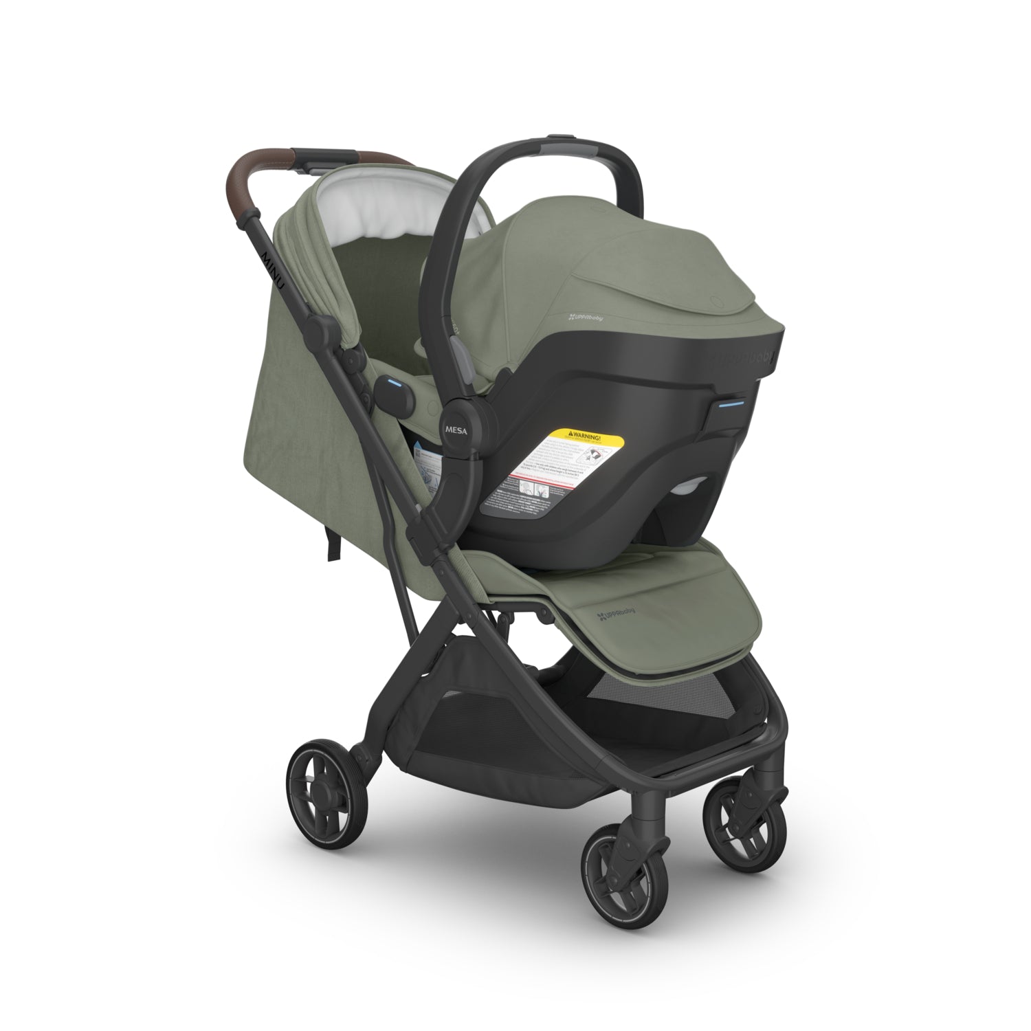 UPPAbaby MINU V3 + MESA V3 Travel System in Evelyn