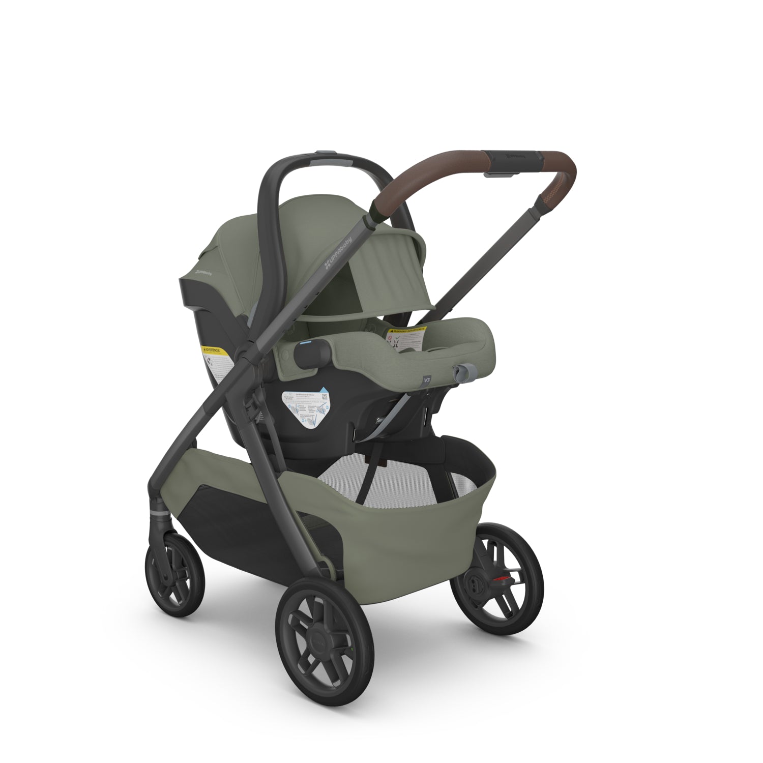UPPAbaby KONA + MESA V3 Travel System in Evelyn