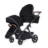 Silver Cross Wave 3 Single-to-Double Stroller in Licorice