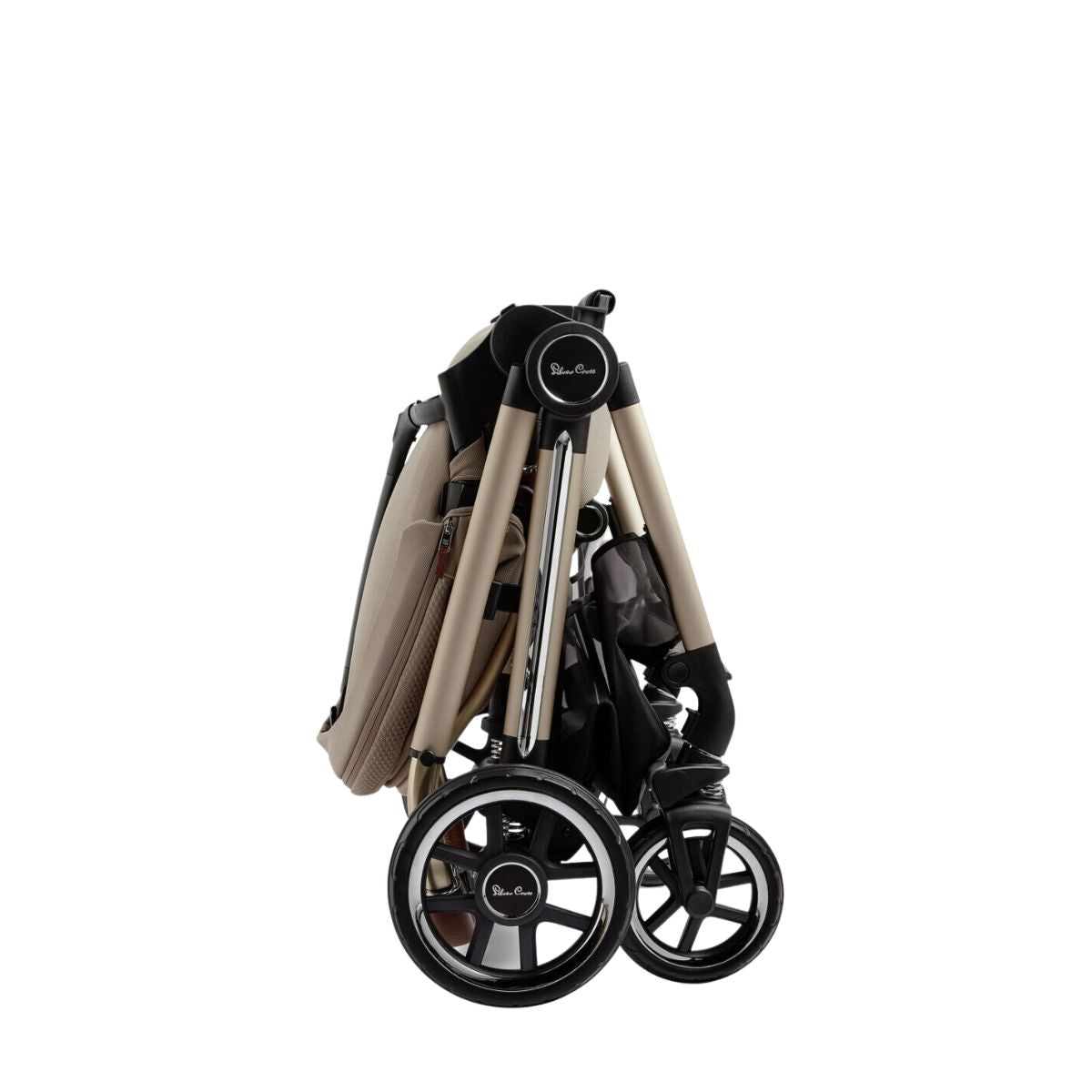 Silver Cross Reef 2 Stroller in stone folded