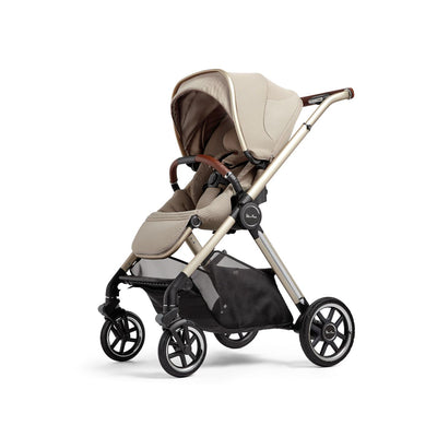 Silver Cross Reef 2 Stroller + Bassinet Bundle in stone