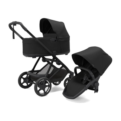 Thule Charm Stroller + Bassinet Bundle in Black