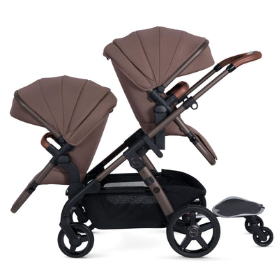 Silver Cross Wave 3 Single-to-Double Stroller in Caramel