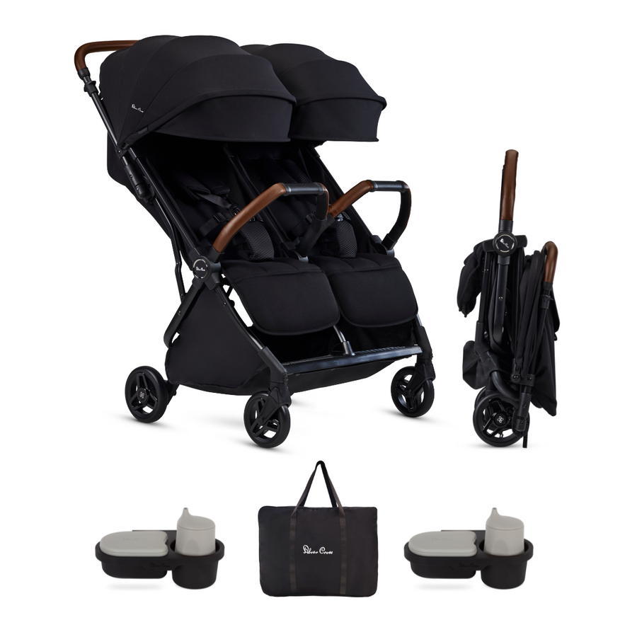 Silver Cross Jet Double Stroller Accessory Bundle