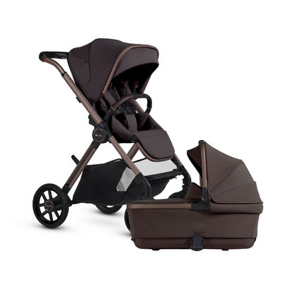 Silver Cross Reef 2 Stroller + Bassinet Bundle in Ganache