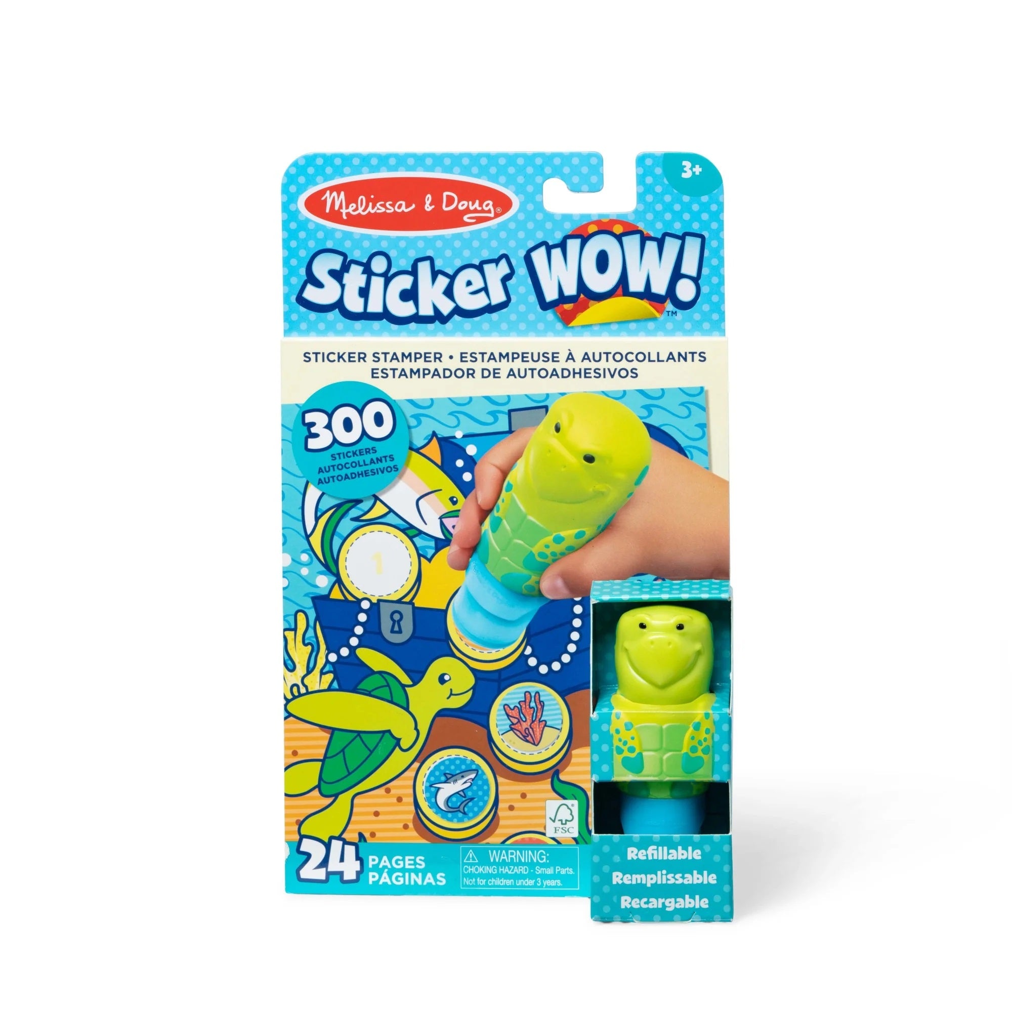Melissa & Doug Sticker WOW! Activity Pad Set - Turtle