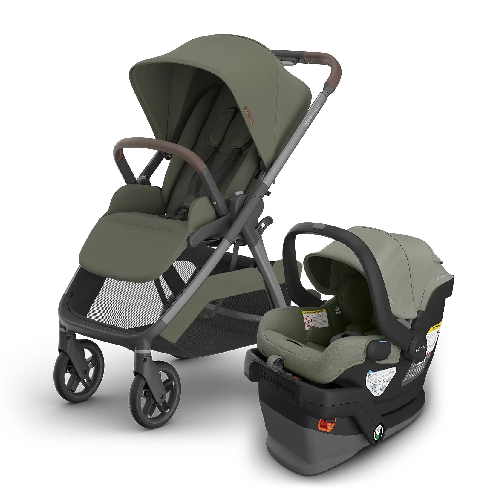UPPAbaby KONA + MESA V3 Travel System in Evelyn