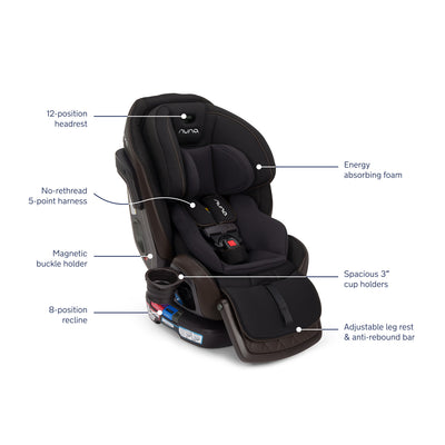 Nuna EXEC™ Next All-in-One Car Seat in Midnight