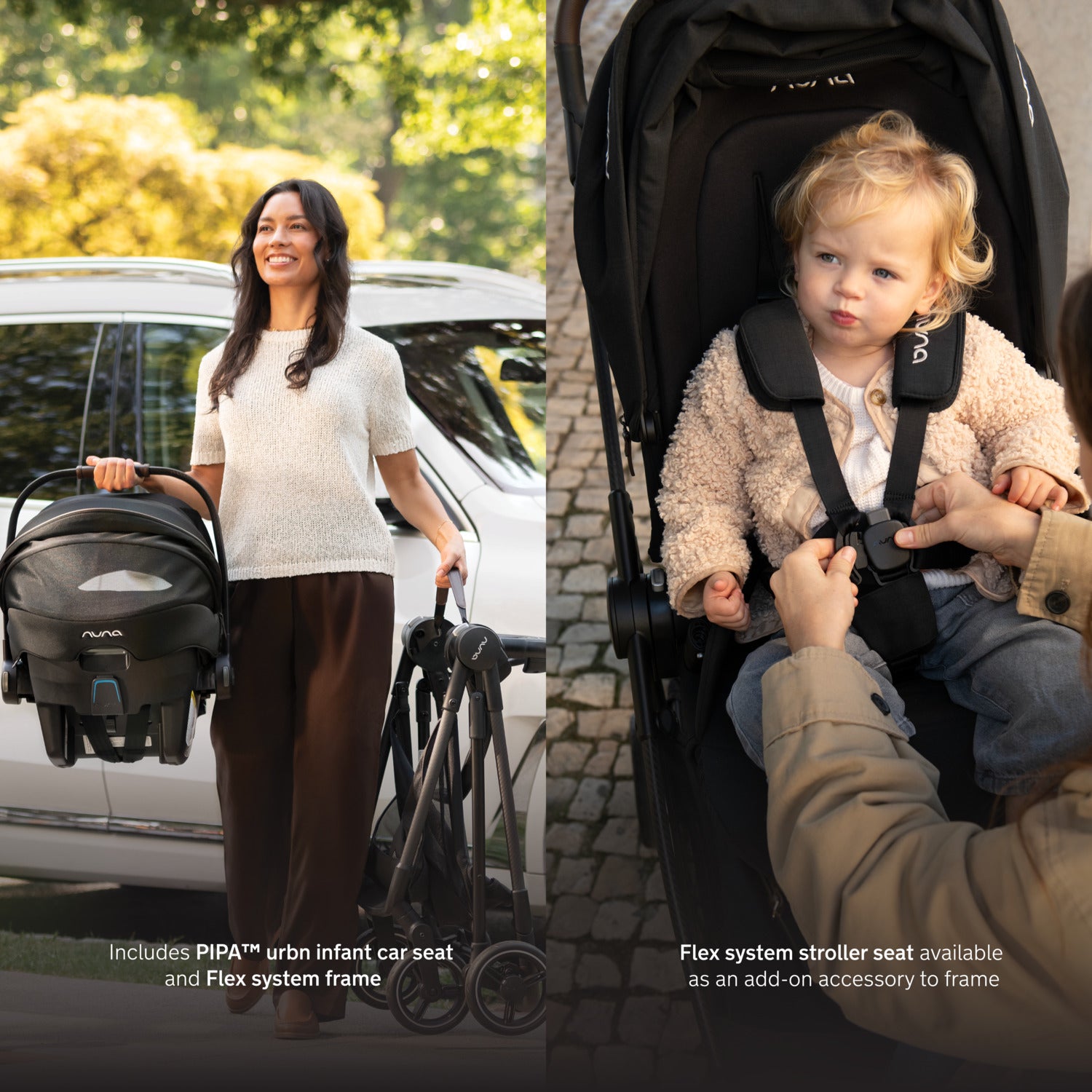 nuna car seat into stroller Nuna PIPA™ Urbn FLEX System