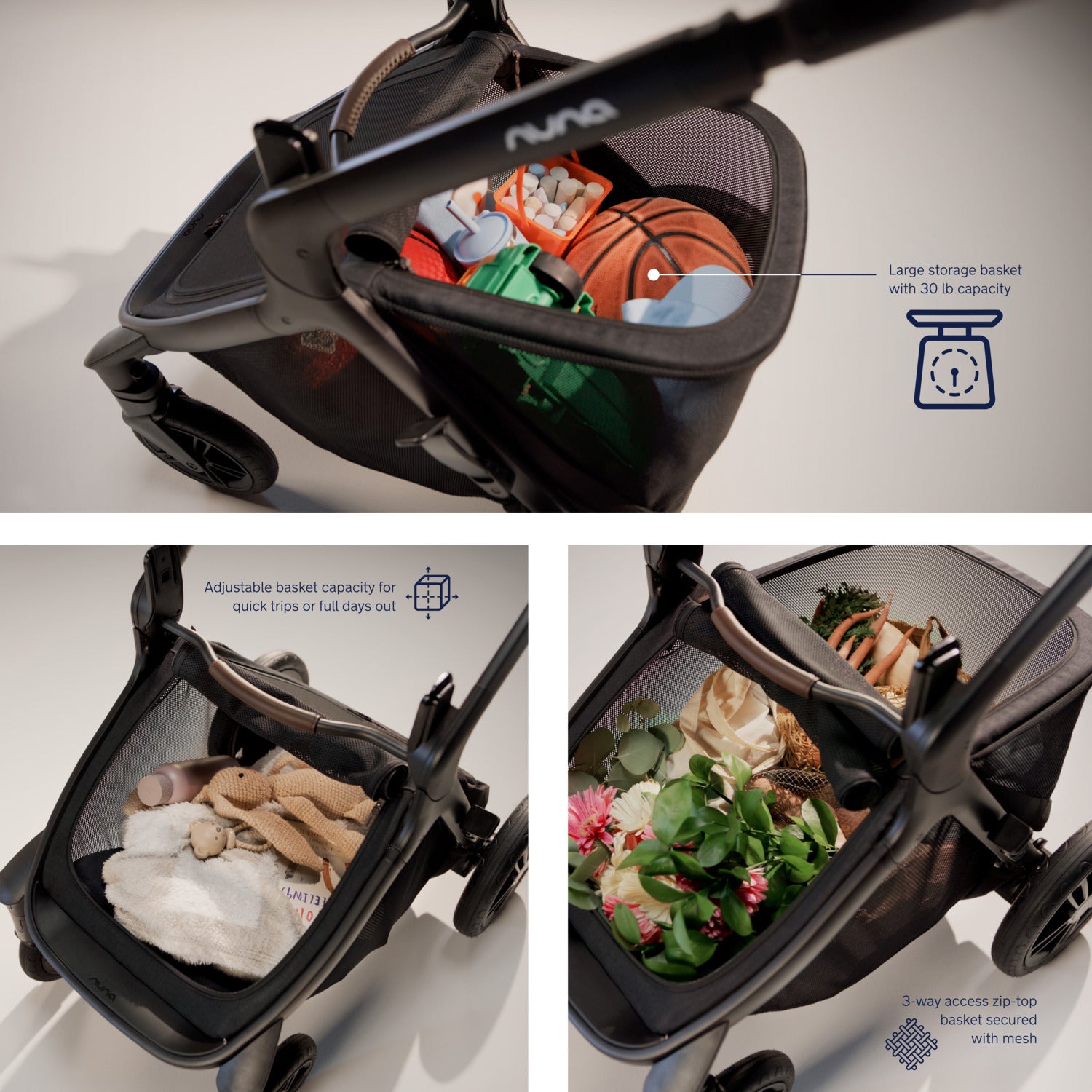 Nuna DEMI™ Icon Stroller in Caviar
