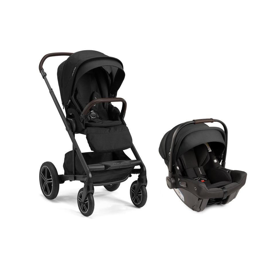 Nuna MIXX™ Next + PIPA™ Urbn Travel System in Caviar/ Chocolate