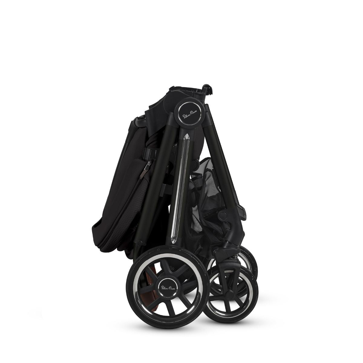 Black silver cross stroller best sale