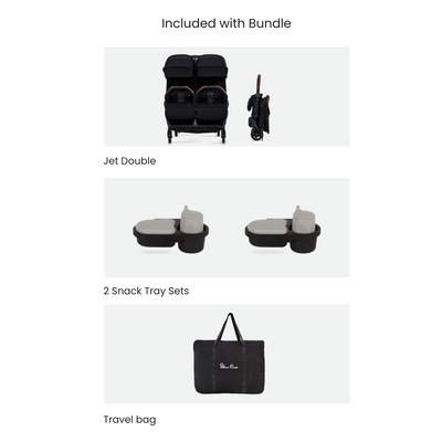 Silver Cross Jet Double Stroller Accessory Bundle