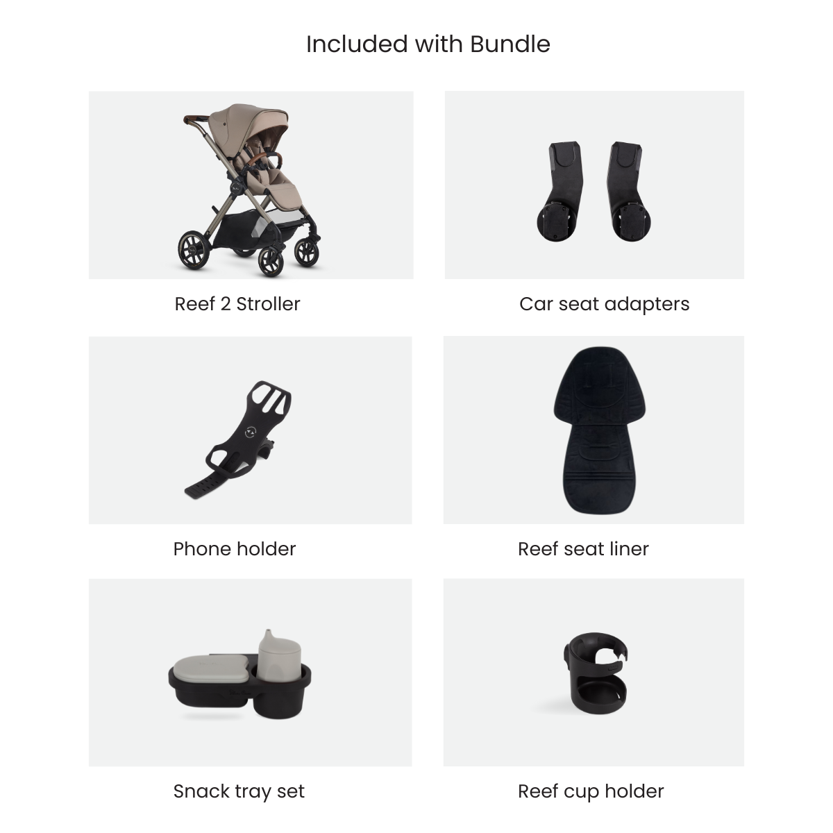 instep double stroller accessories Silver Cross Reef 2 Stroller Accessory Bundle 2025 Edition