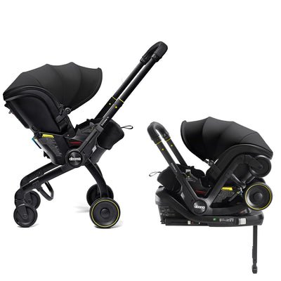 Doona™ X Infant Car Seat & Stroller + Latch Base in Nitro Black