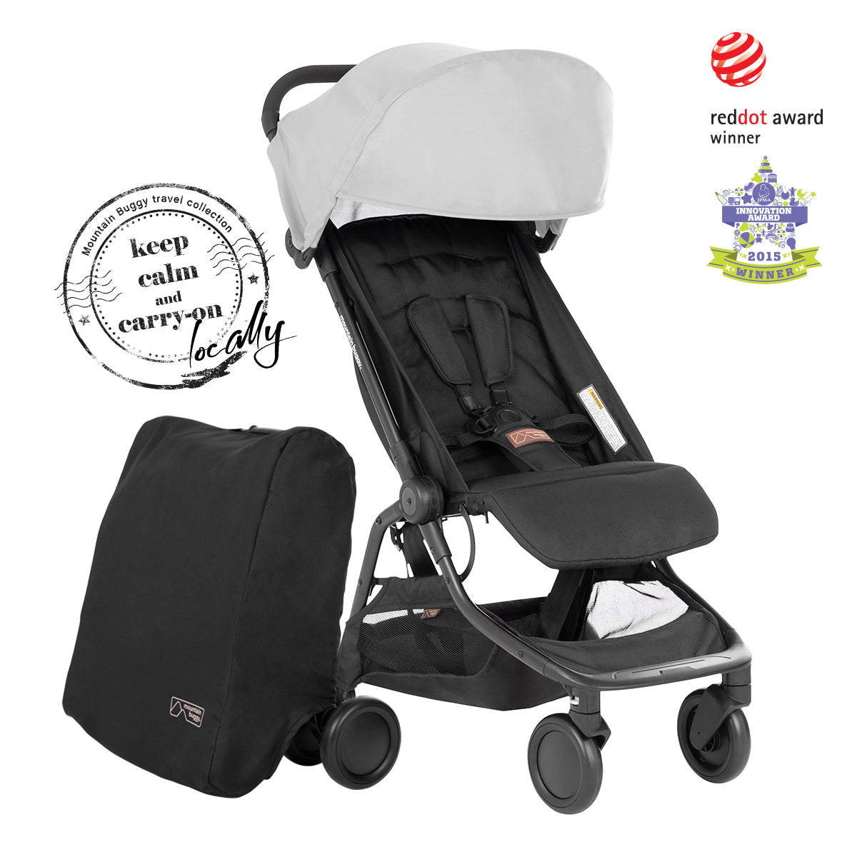 travel stroller with bag Mountain Buggy Nano V3 Travel Stroller