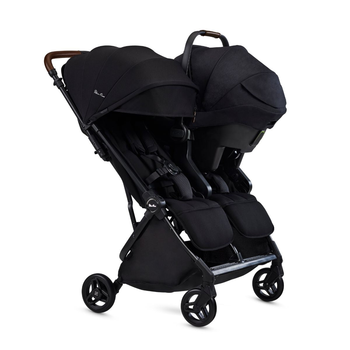 double stroller with infant car seat adapter Silver Cross Jet 5/Jet Double Car Seat Adapters