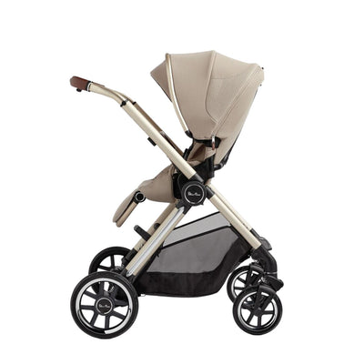 Silver Cross Reef 2 Stroller + Bassinet Bundle in stone