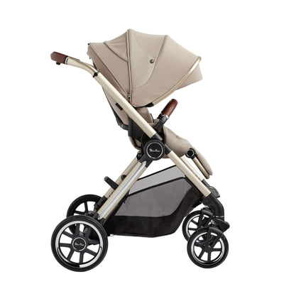 Silver Cross Reef 2 Stroller + Bassinet Bundle in stone