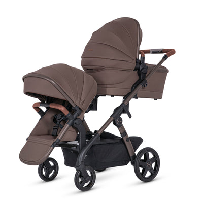 Silver Cross Wave 3 Single-to-Double Stroller in Caramel