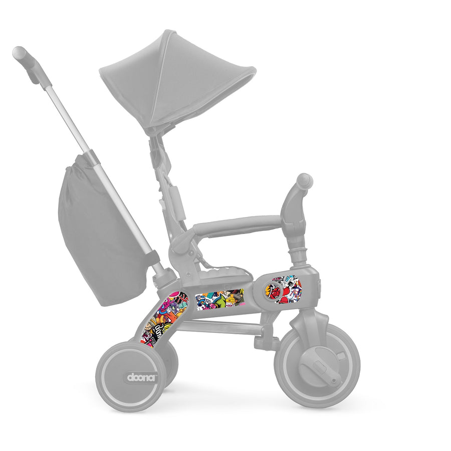 Doona™ Liki Body Stickers in Sticker Bomb